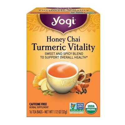 Yogi Tea - Honey Chai Turmeric Vitality Tea - 16ct | Target
