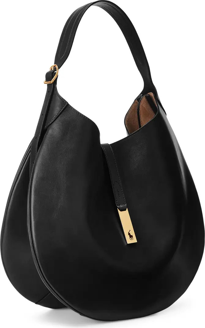 Large Polo ID Leather Shoulder Bag | Nordstrom