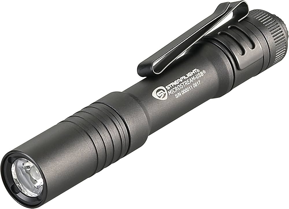 Streamlight 66601 MicroStream 250-Lumen EDC Ultra-Compact Flashlight with USB Rechargeable Batter... | Amazon (US)