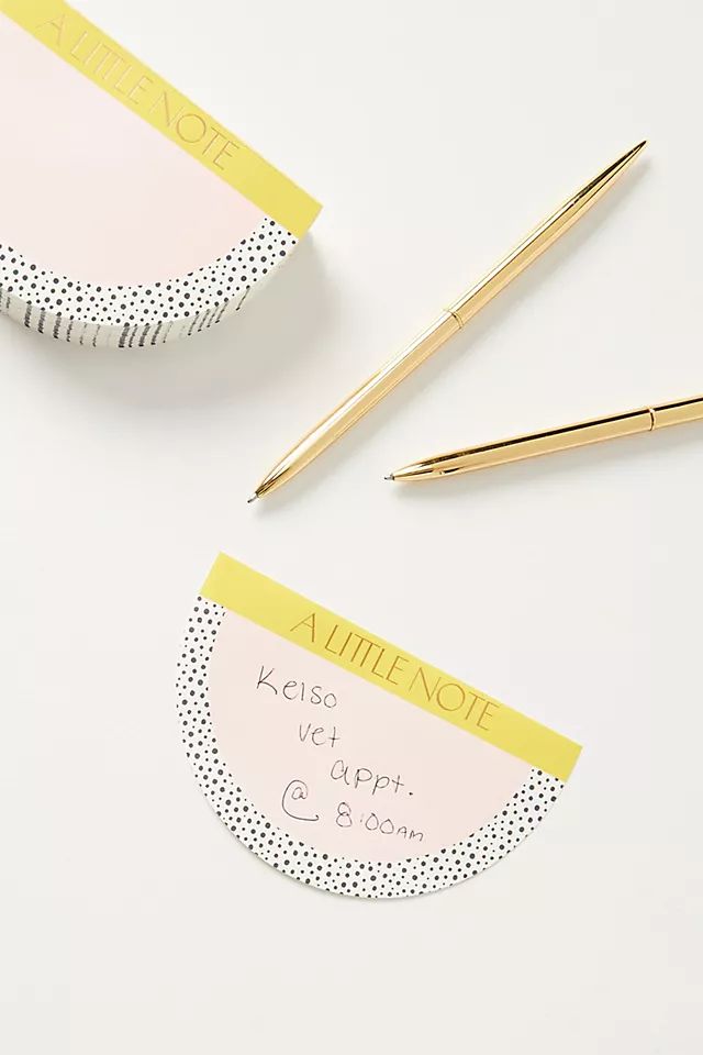 A Little Note Half-Moon Notepad | Anthropologie (US)