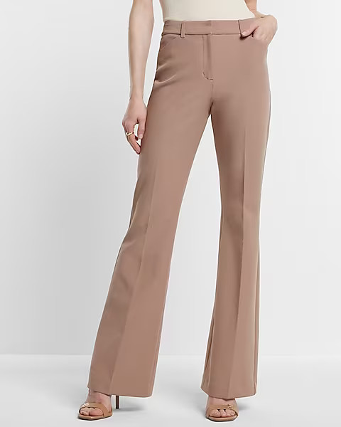 Editor Mid Rise Flare Pant | Express