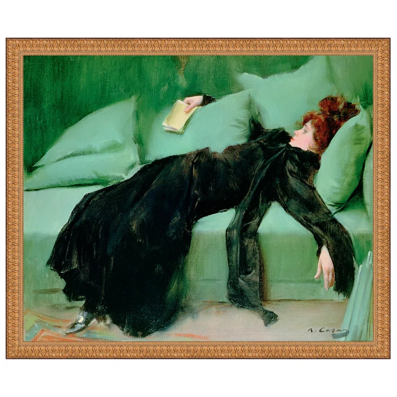 After The Ball Young Decadent 1895 Framed On Canvas by Ramon Casas I Carbo' Print | Wayfair North America