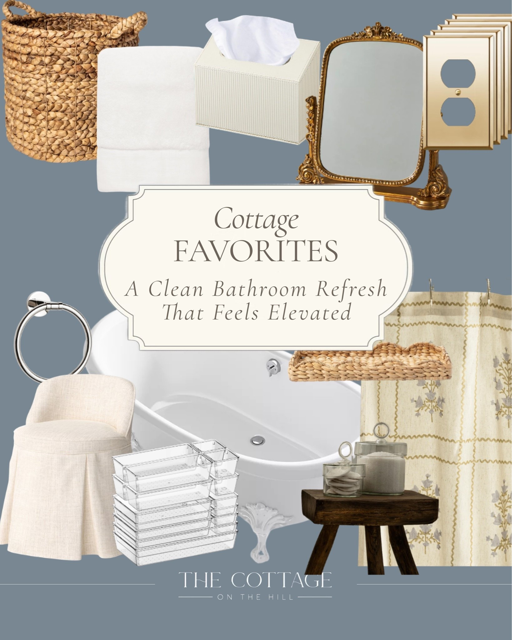 A clean bathroom refresh that feels elevated, cozy, and functional ✨

Sharing a few favorite finds that instantly make a bathroom feel softer and more intentional. Warm woven textures, timeless brass details, simple storage solutions, and little touches that make everyday routines feel a bit more beautiful.

Everything linked here for easy shopping 🤍

#LTKhome
