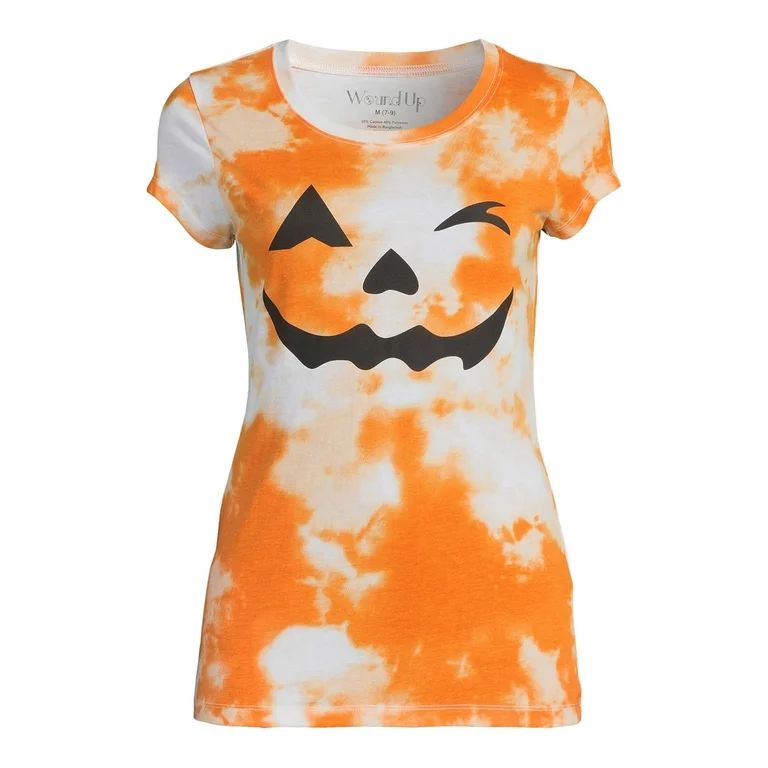 Tie Dye Halloween Women’s Short Sleeve Graphic Tee | Walmart (US)