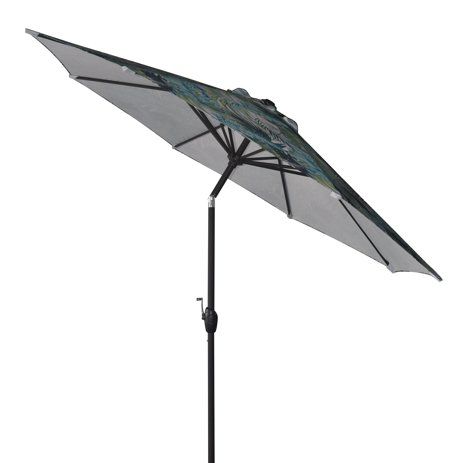 Mainstays 9' Outdoor Market Umbrella- Palm | Walmart (US)