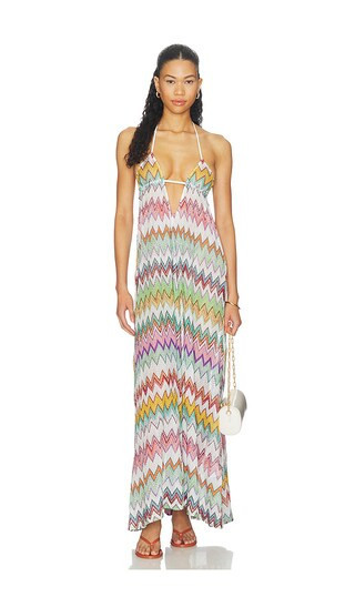 Missoni Long Cover Up Dress in White,Green. - size 36 | Revolve Clothing (Global)