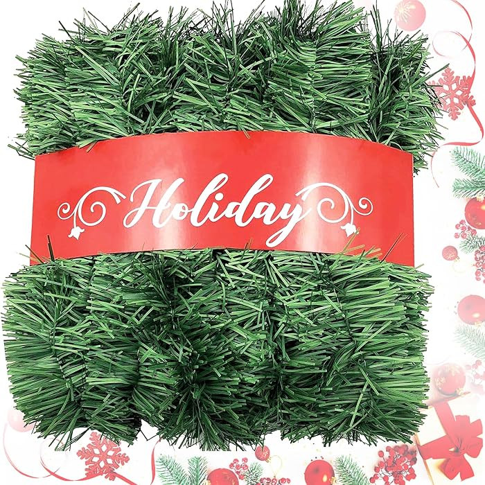 Christmas Garland, Winter Decor for Home 49.5FT Artificial Garland Set Greenery Pine Garland for ... | Amazon (US)