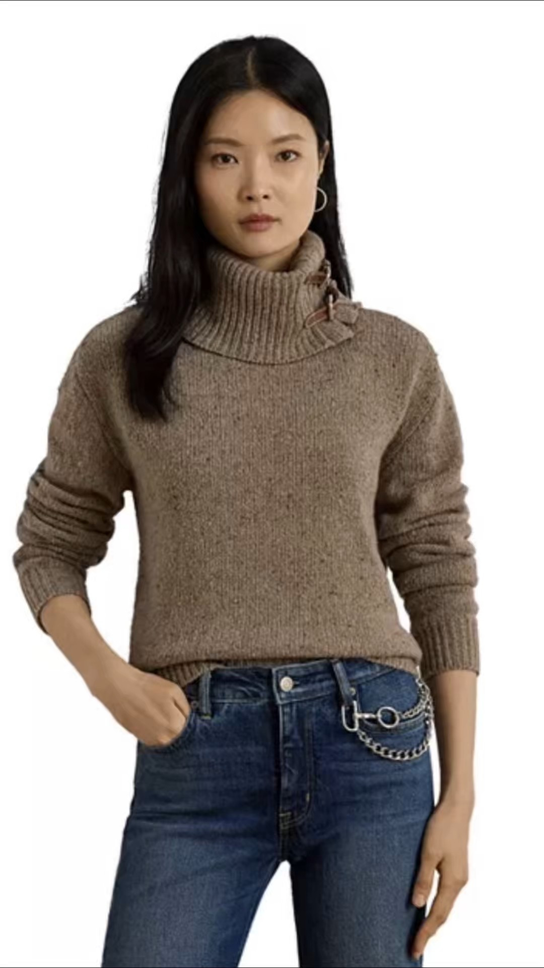 I love mine! These are on sale and sizes are going FAST! Buckle Trim Mélange Turtleneck Sweater
Lavender/Brown
Sale 
Lauren Ralph Lauren

#LTKSaleAlert #LTKSeasonal #LTKootd