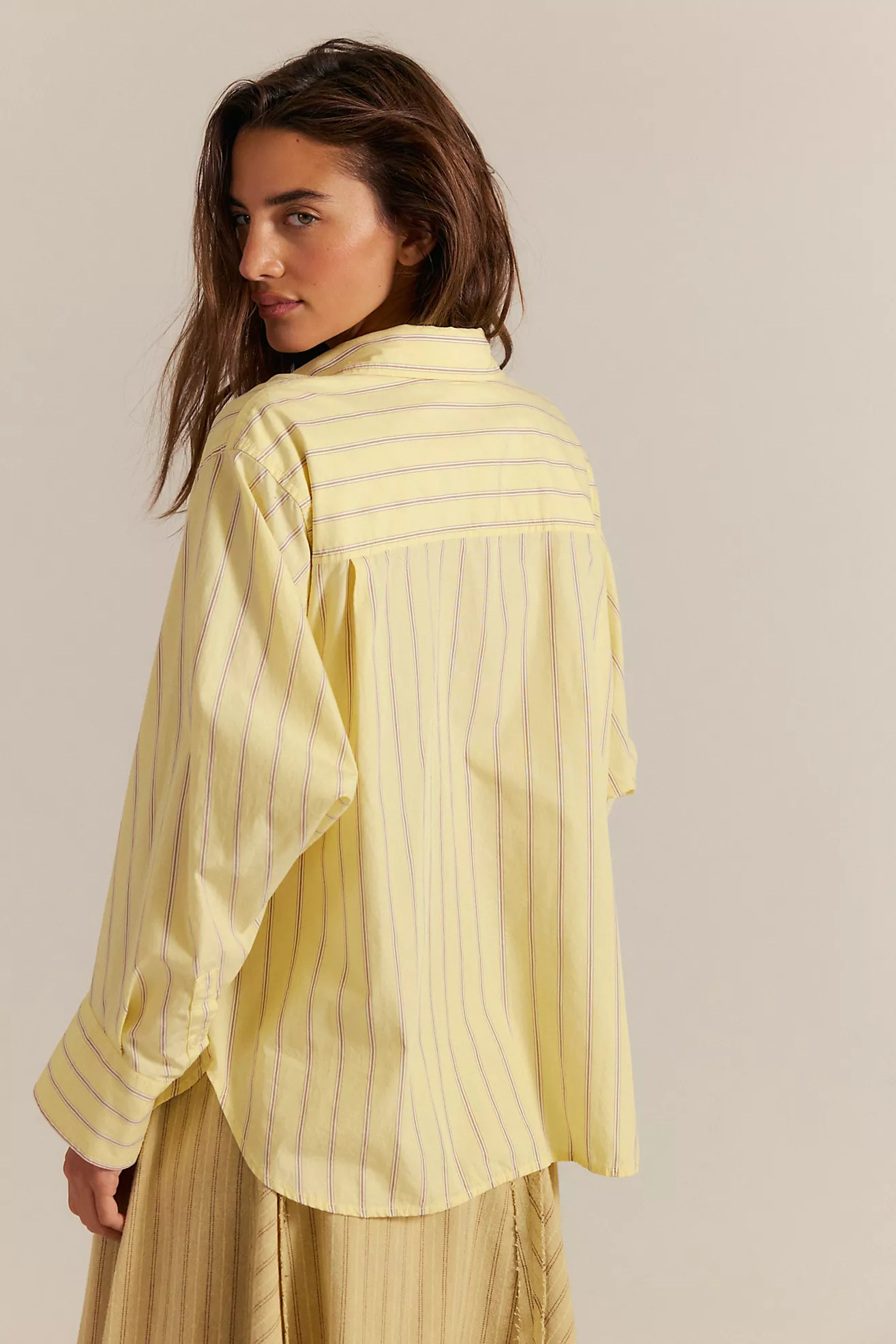 Sabine Striped Articulated Shirt | Free People (Global - UK&FR Excluded)