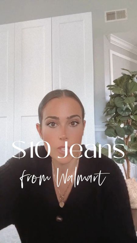 Comment LINK for details to these $10 jeans from @walmartfashion! I cannot believe this price! For reference I normally wear a 2 and got a size 3 in these 🩷 #walmartpartner #walmartfashion 

#LTKfindsunder50 #LTKstyletip #LTKover40