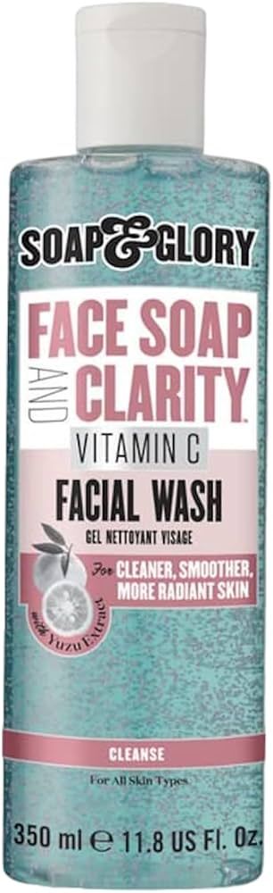 Soap & Glory Face Soap & Clarity Vitamin C Face Wash - 3-in-1 Exfoliating Face Wash for All Skin ... | Amazon (US)