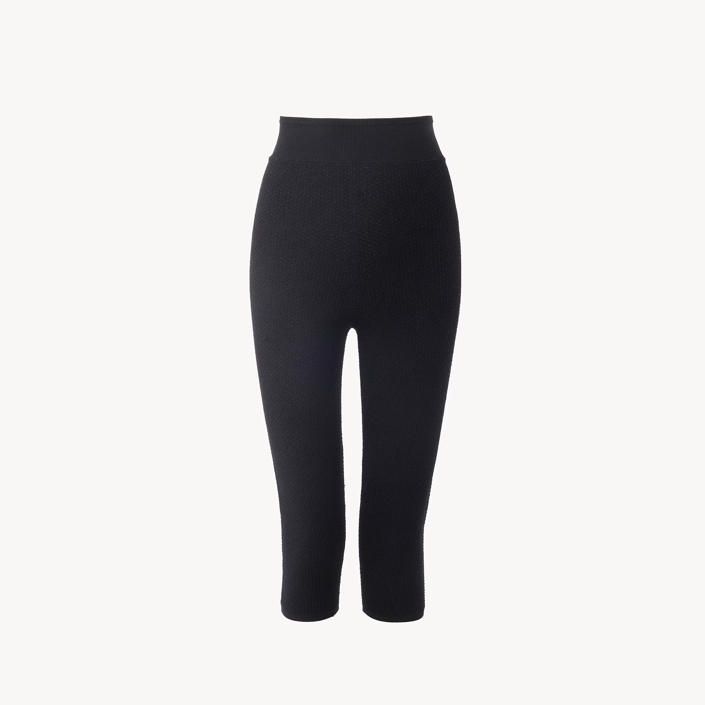 Chloé - Capri leggings in a stretch knit - Black - XL - Viscose | Chloe US