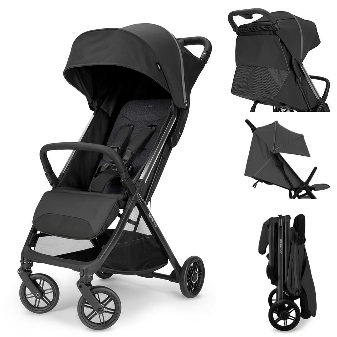 Inglesina Quid³ Stroller, Cosmic Black - Compact Reclining Travel Stroller for Baby & Toddler 0-... | Amazon (US)