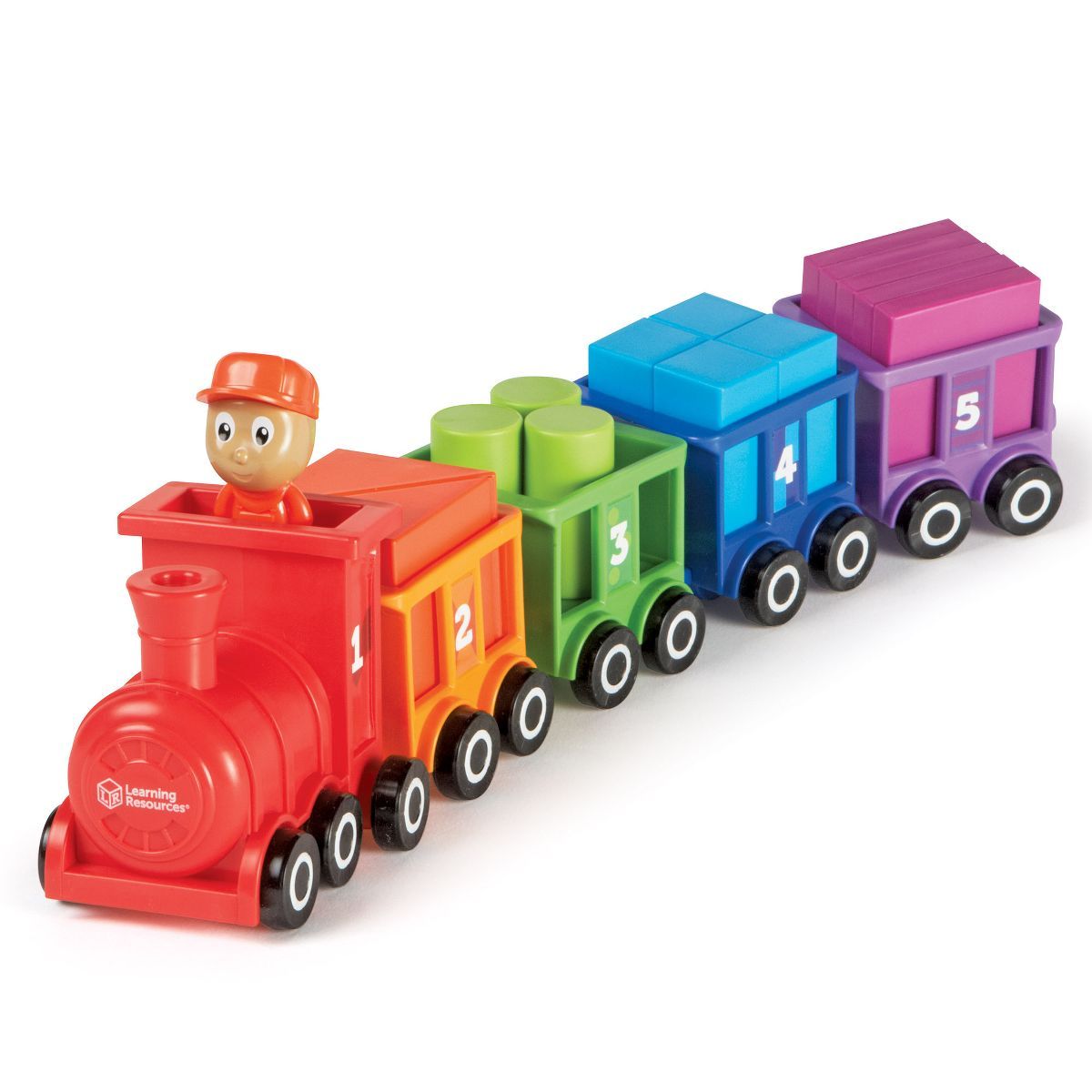 Learning Resources Count & Color Choo Choo, Interactive Train Learning Toy, 21 Pieces, Ages 2+ | Target