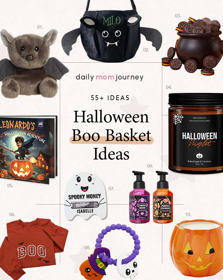 Boo! It’s basket season! 🎃🕸️ Whether you love festive books, cute ghost goodies, or delicious treats, these Boo Basket ideas have something for everyone! What’s your go-to spooky surprise? 👻💀 Find all 55+ ideas here 👉 https://dailymomjourney.com/boo-basket/ #BooBasketIdeas #HalloweenVibes #FallFun 

 #LTKSeasonal #LTKBaby #LTKKids