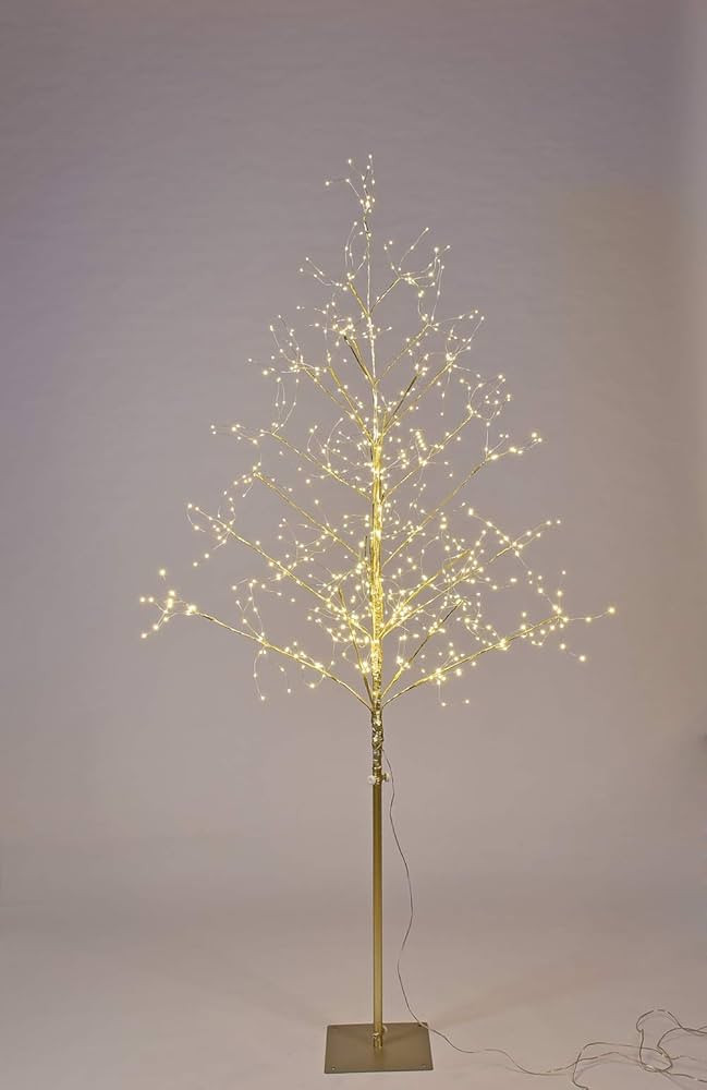 5' Gold Branch Tree Warm White LED | Amazon (US)