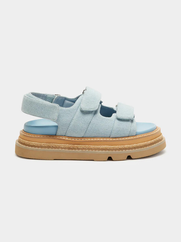 Veda Sandals in Light Denim | Glue Store (Australia & NZ)