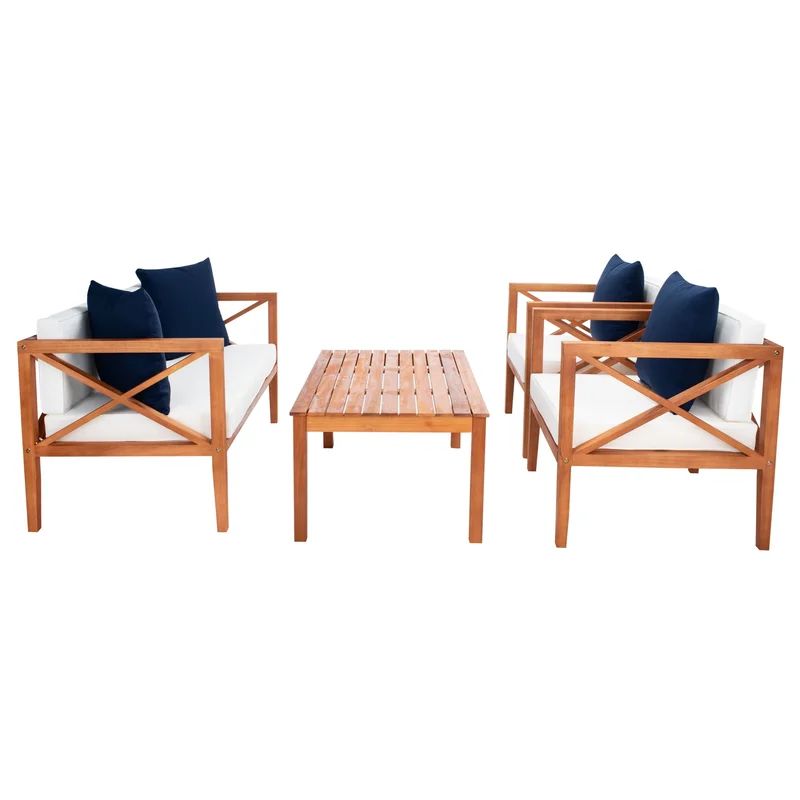 Mondovi 4 - Person Outdoor Seating Group with Cushions | Wayfair North America
