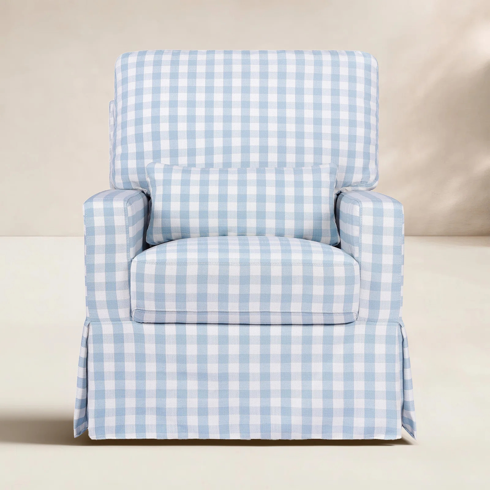 Crawford Upholstered Swivel Glider | Birch Lane