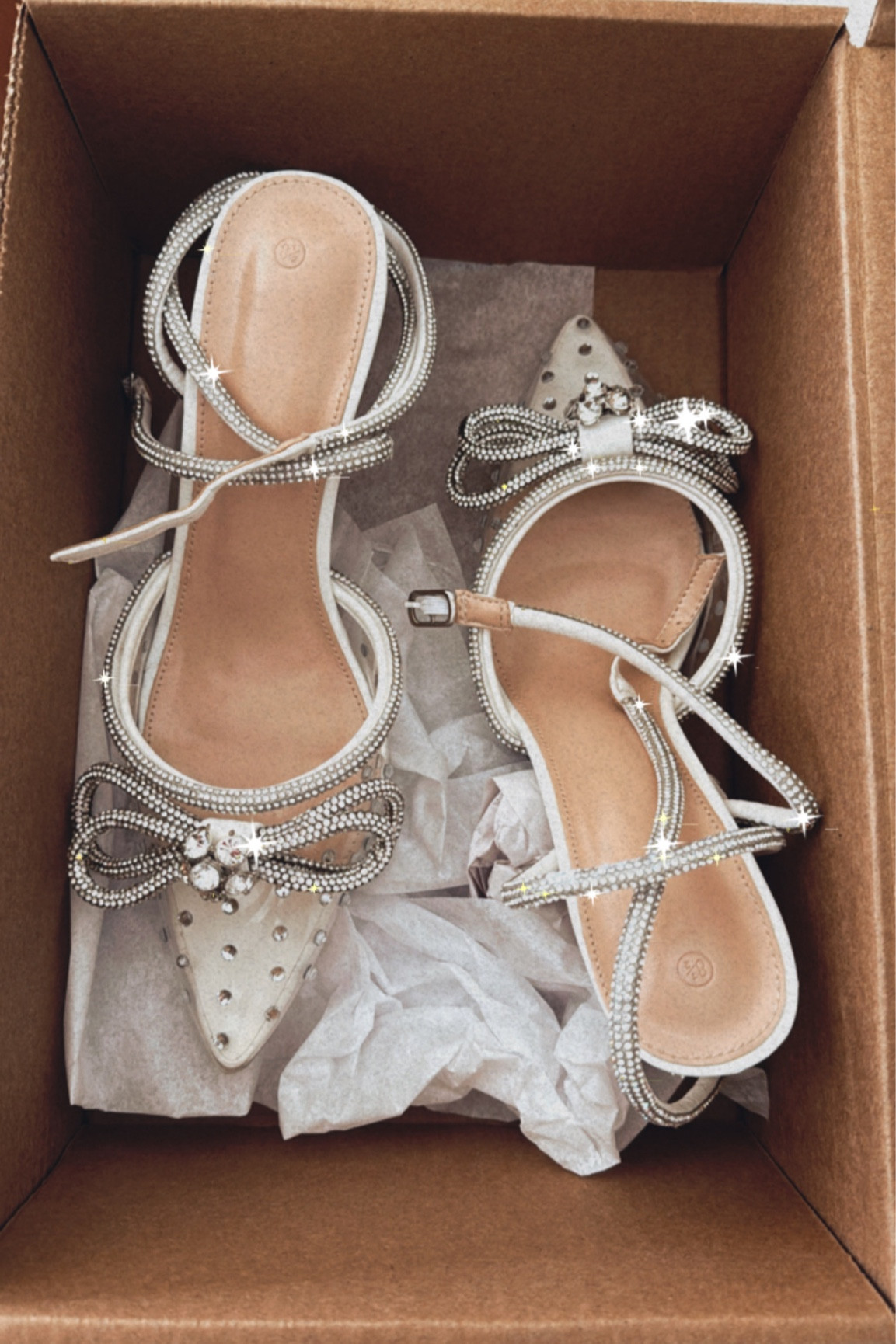 The glass slipper!
The they are actually comfortable and the heel isn’t too high. Got my true size 8.5


#LTKstyletip #LTKparties #LTKfindsunder50