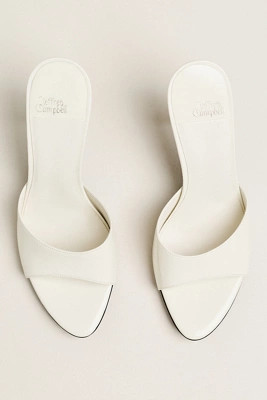 Jeffrey Campbell Agent Suede Mule Heels | Anthropologie (US)