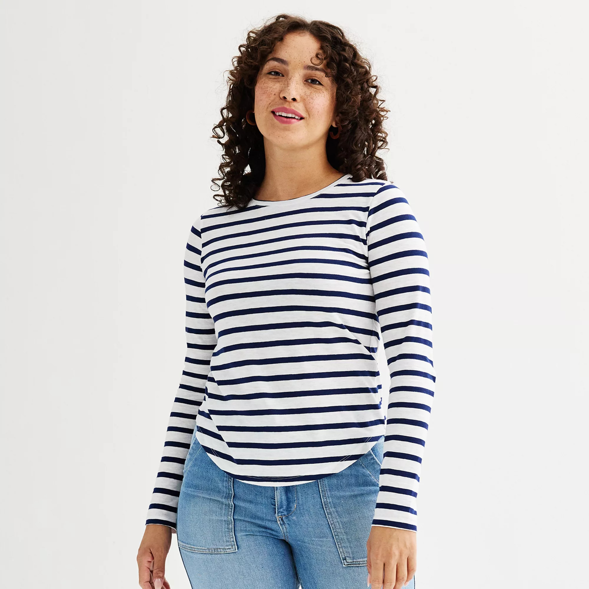 Women's Sonoma Goods For Life® Everyday Long Sleeve Crewneck Tee | Kohl's