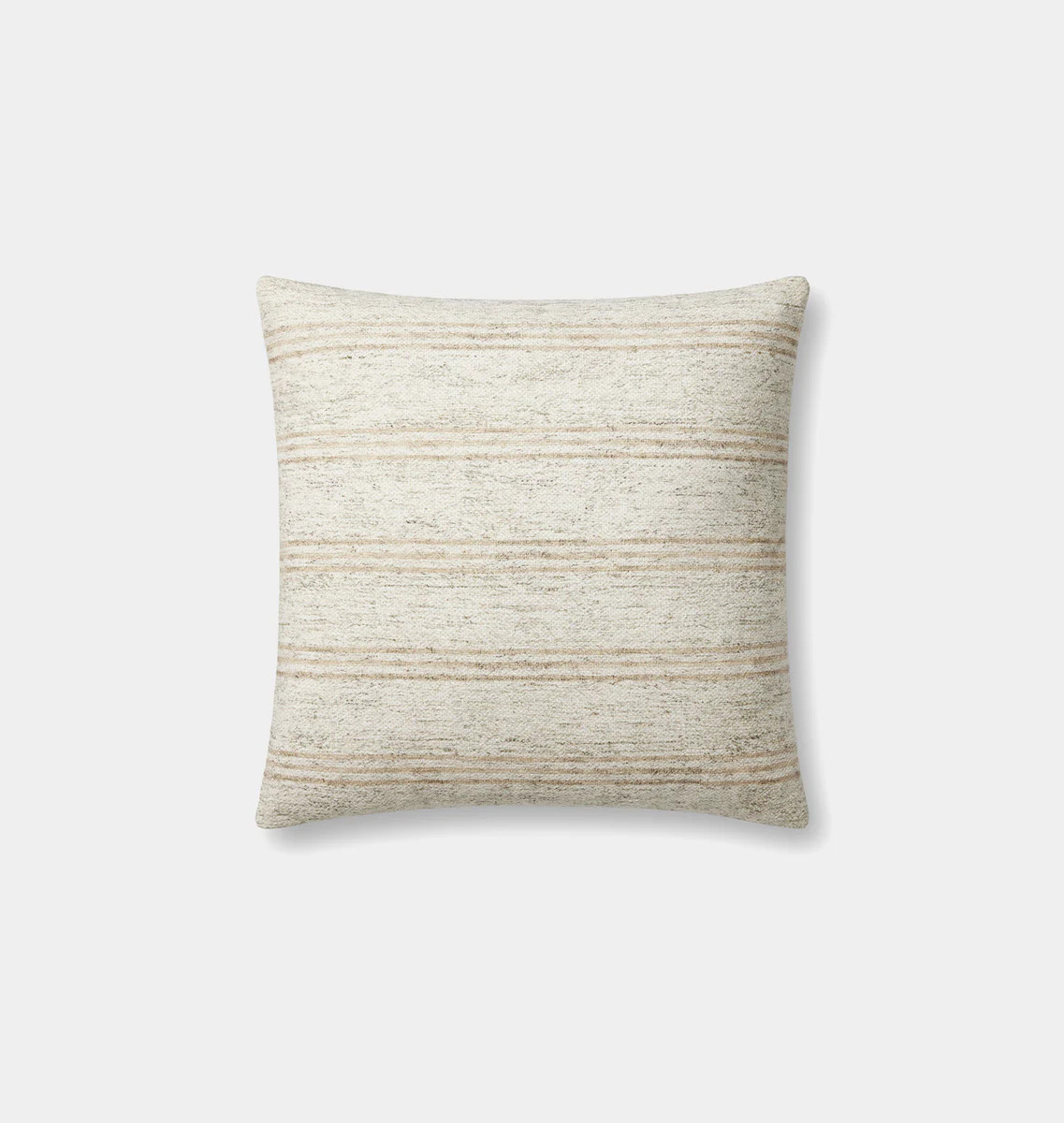 Zephyr Pillow 18'' x 18'' Ivory / Natural | Amber Interiors