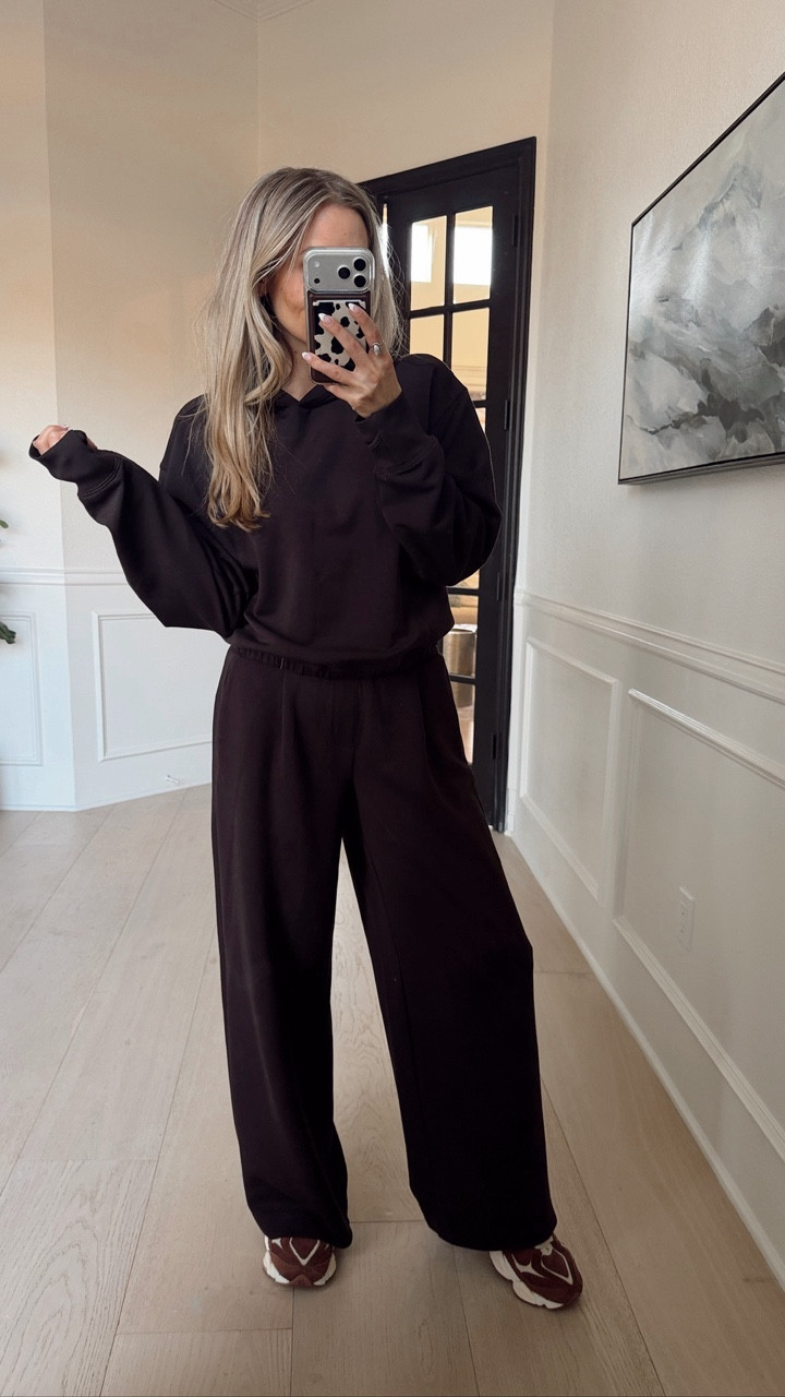 All I want to wear is matching sets & cozy up 🤎 

The pants I have are oos, but linked the similar ones I have in several colors. 

Wearing size s / my tts 

#LTKdayinmylife #LTKmomlife #LTKgrwm