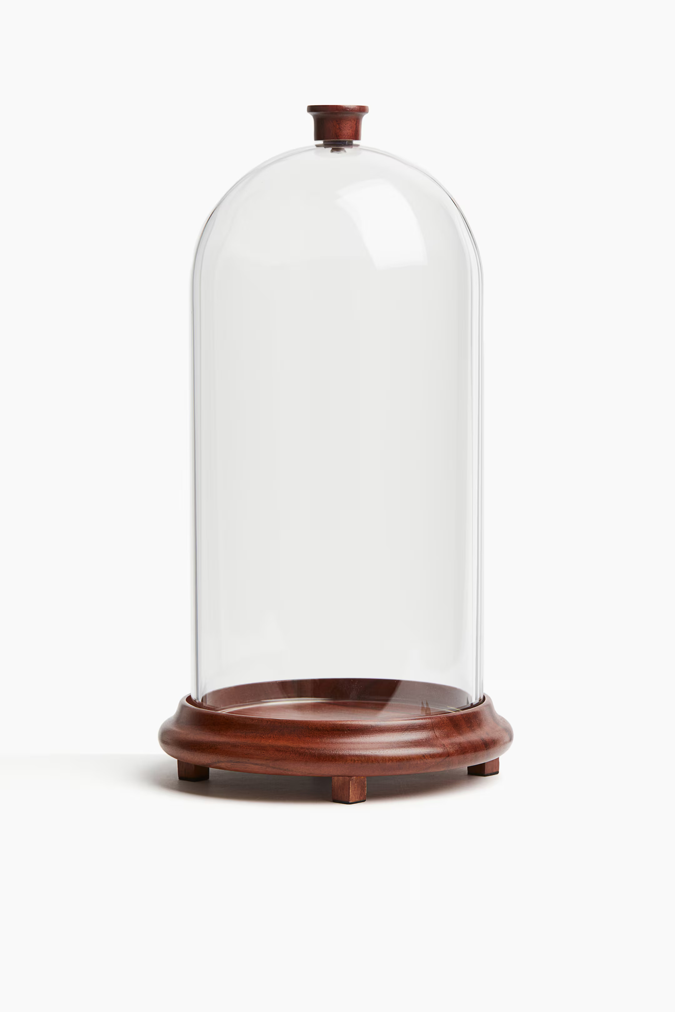 Glass dome with a wooden base | H&M (UK, MY, IN, SG, PH, TW, HK)