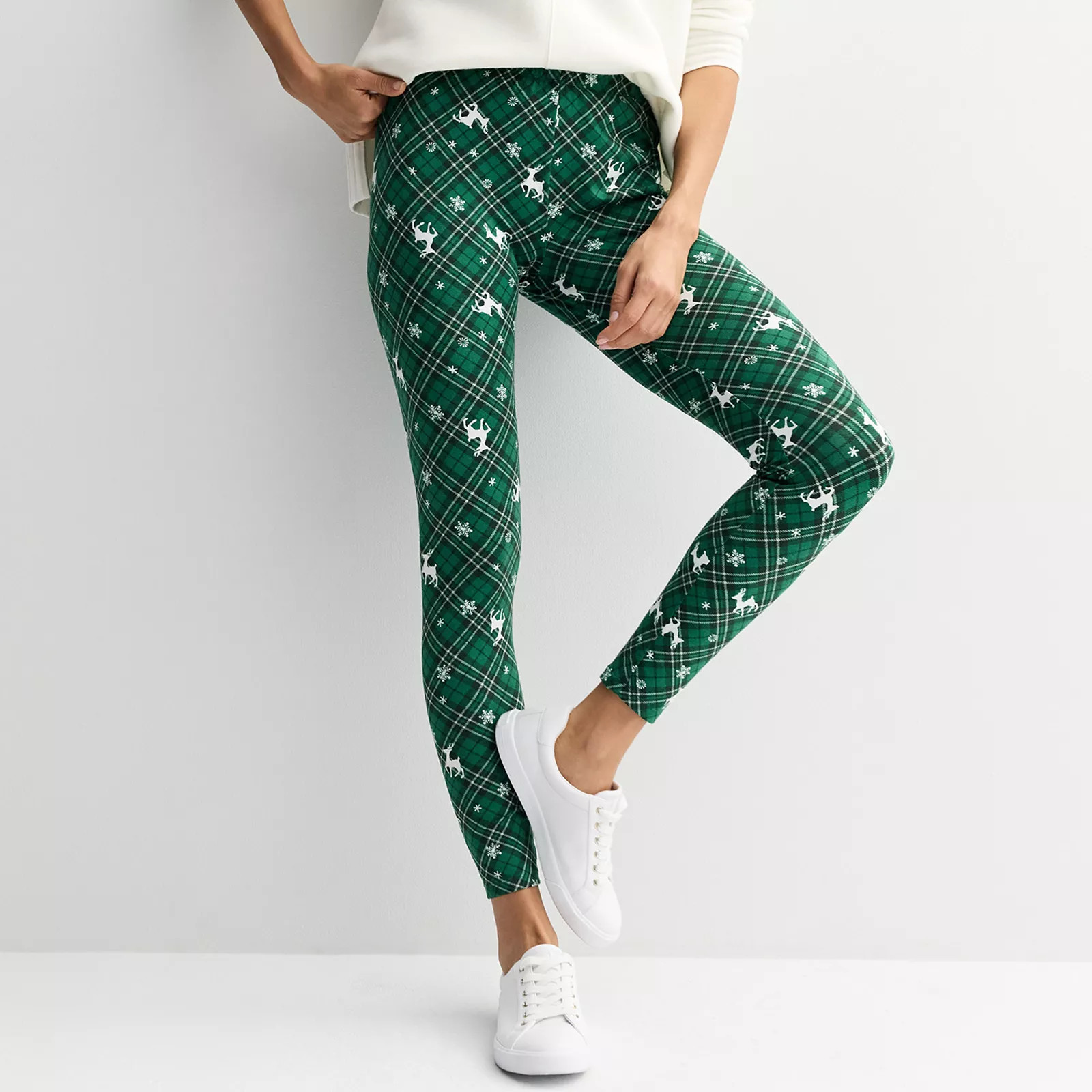 Women's Holiday Printed Leggings | Kohl's