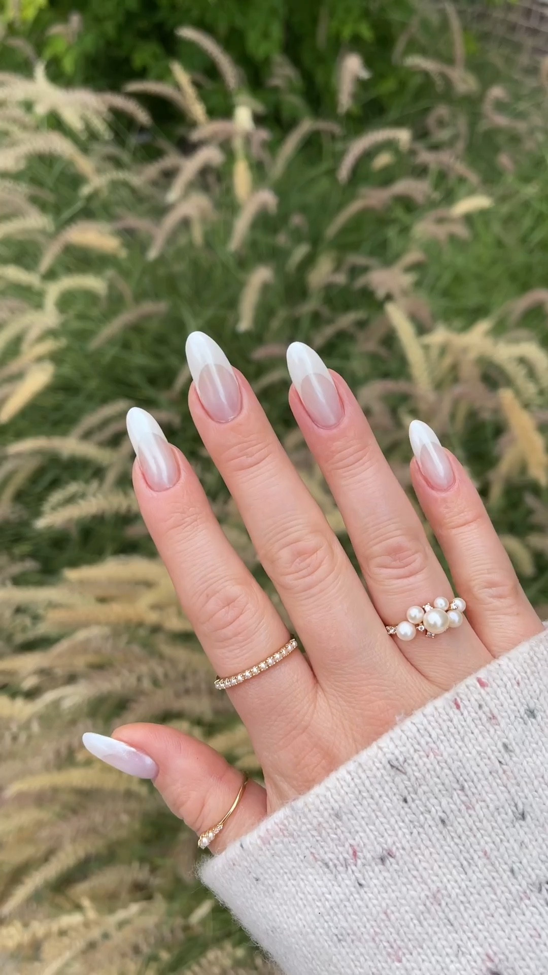 Glazed icey French tips >>> ⛸️☁️

This builder gel is so creamy I am actually obsessed. Planning out more looks with it as we speak. 😮‍💨 Builder gel is key to growing out your nails. 

Tips: Make sure to paint a slip layer, and then add a bead of builder gel to the apex of the nail and work it back and forth until it melts in. You can flip the nail upside down to help level it out better. Also if you use a fine brush on the side walls of the nail it helps get as close to the cuticle, and side walls as possible. 

Using @gelikeecnails Milky white 6 in 1 builder gel/glue gel &
White gel RW05

Links all in my bio 🫶🏼

*paid partnership 

 #gelikeec #milkywhitenails #diynails #nailsathome #frenchtips #glazednails 

#LTKU #LTKbeauty #LTKSeasonal