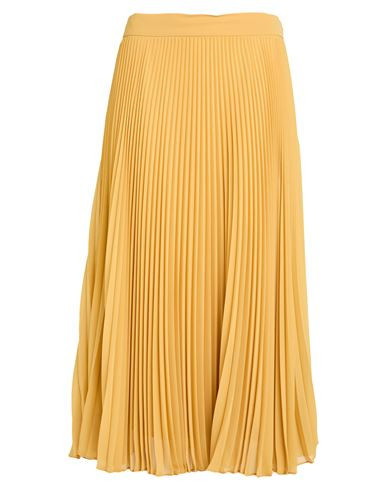Max Mara Studio Woman Midi skirt Mustard Size 12 Polyester | YOOX (US)