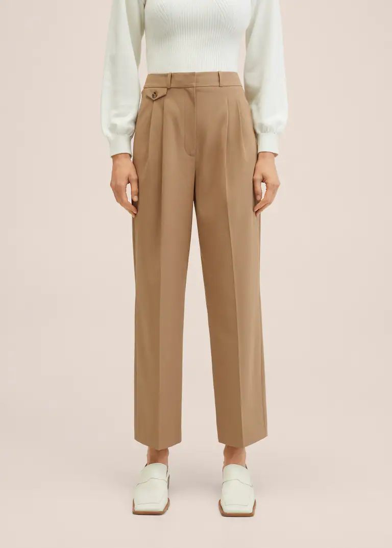 Pockets straight trousers | MANGO (UK)