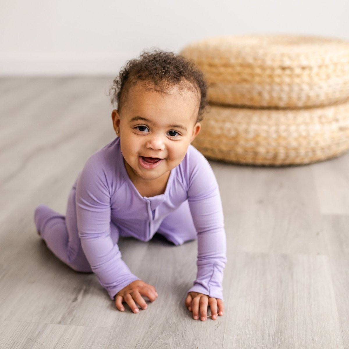 Wisteria Bamboo Viscose Zippy | Little Sleepies