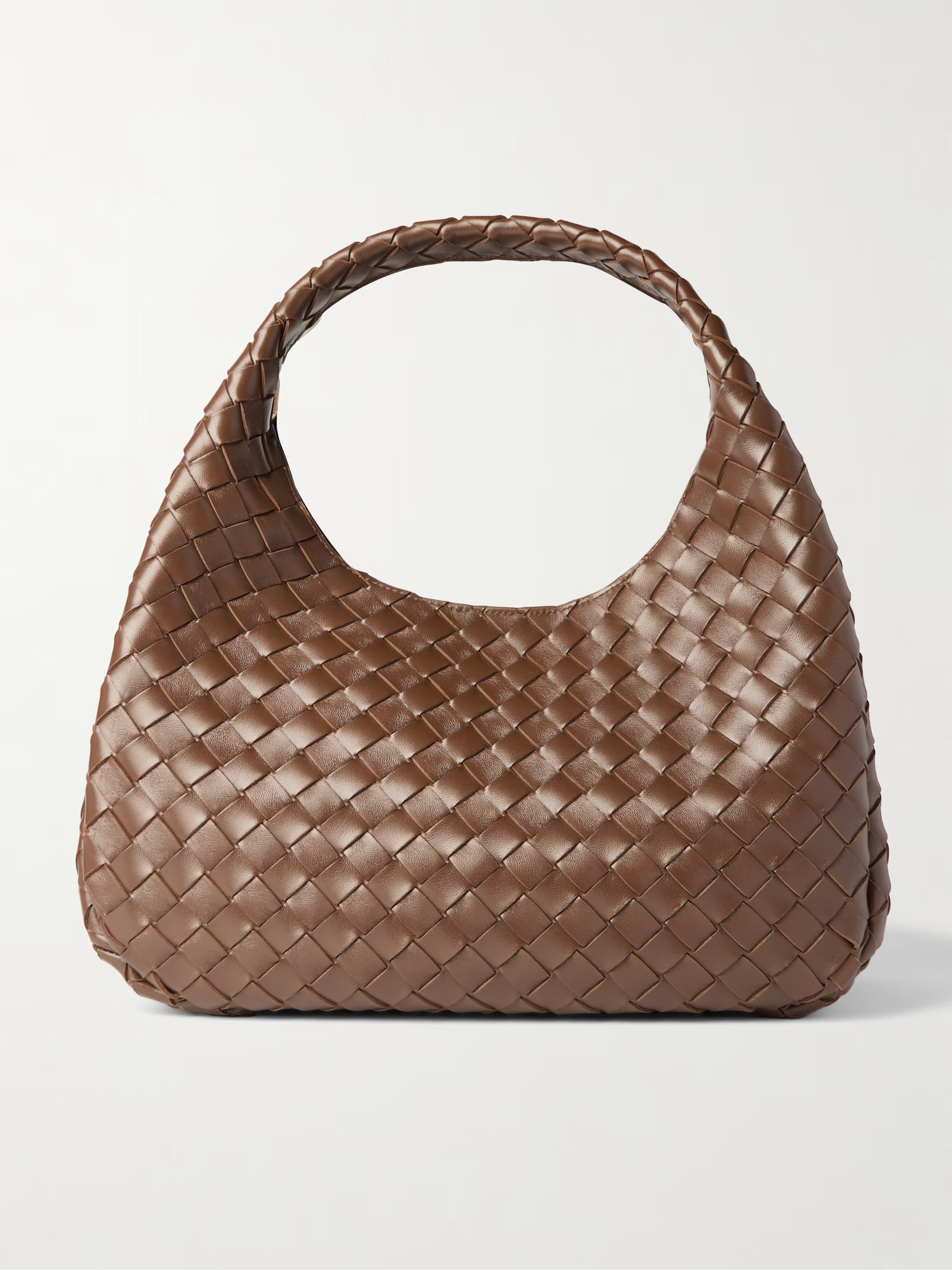 Campana intrecciato leather shoulder bag | NET-A-PORTER (UK & EU)