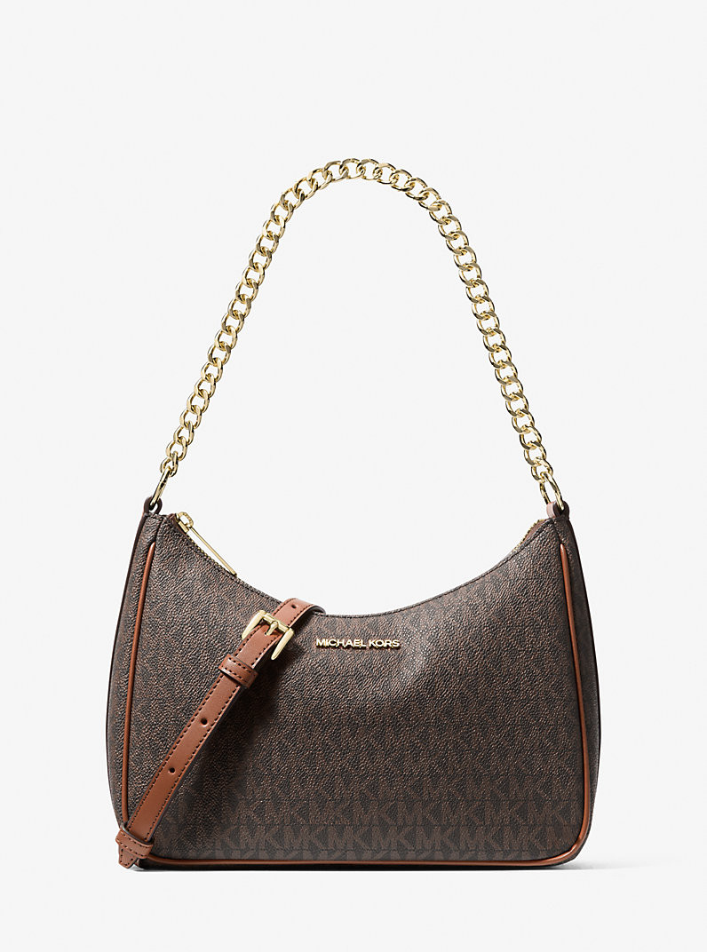 Jet Set Travel Large Signature Logo Convertible Crossbody Bag | Michael Kors US