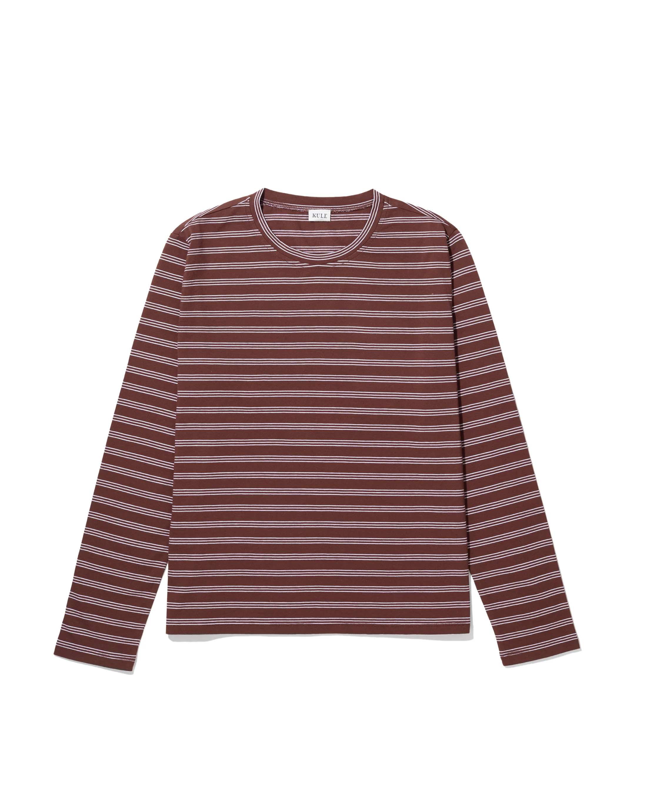 The Modern Long - Brown/White Mixed Stripe | KULE (US)
