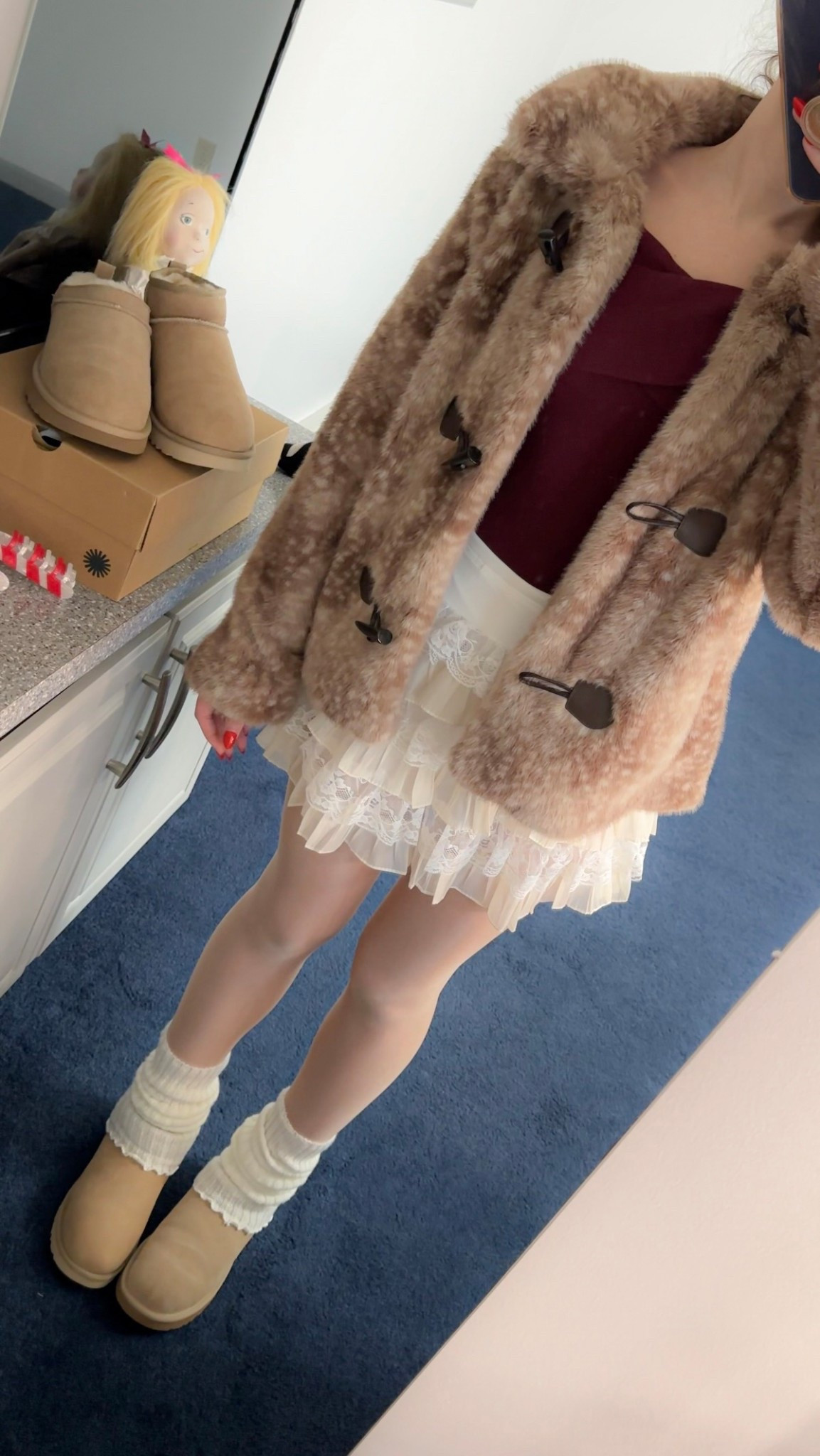 I was trying to decide whether the Ugg ultra mini or the Ugg micro boots looked better w/ these leg warmers - tbh I don’t think there’s that much of a difference 💀 (cider c0de: WELLERMEGS15) 

#LTKootd #LTKGiftGuide #LTKHoliday