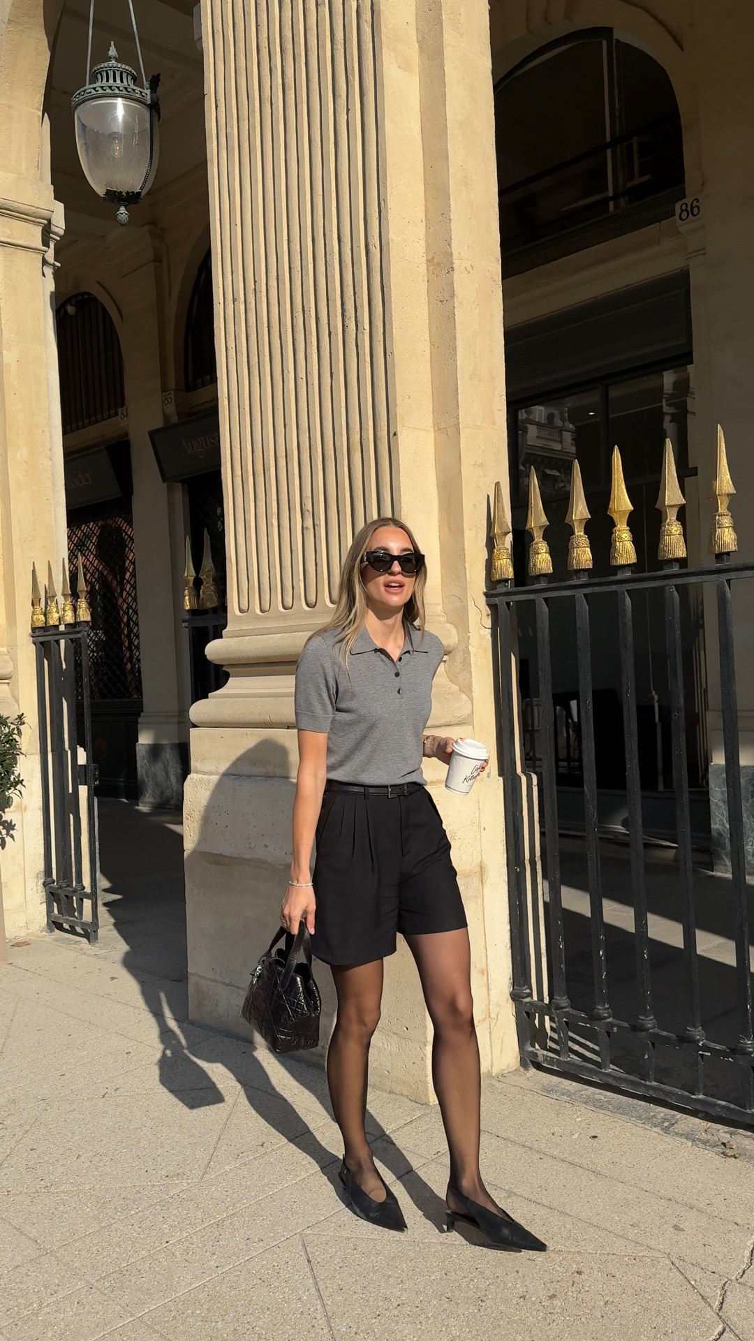 What I wore in Paris today - size 6.XS in the COS top! Bermuda shorts are Celine x #LTKaustralia

#LTKaustralia #LTKstyletip #LTKFashionMonth