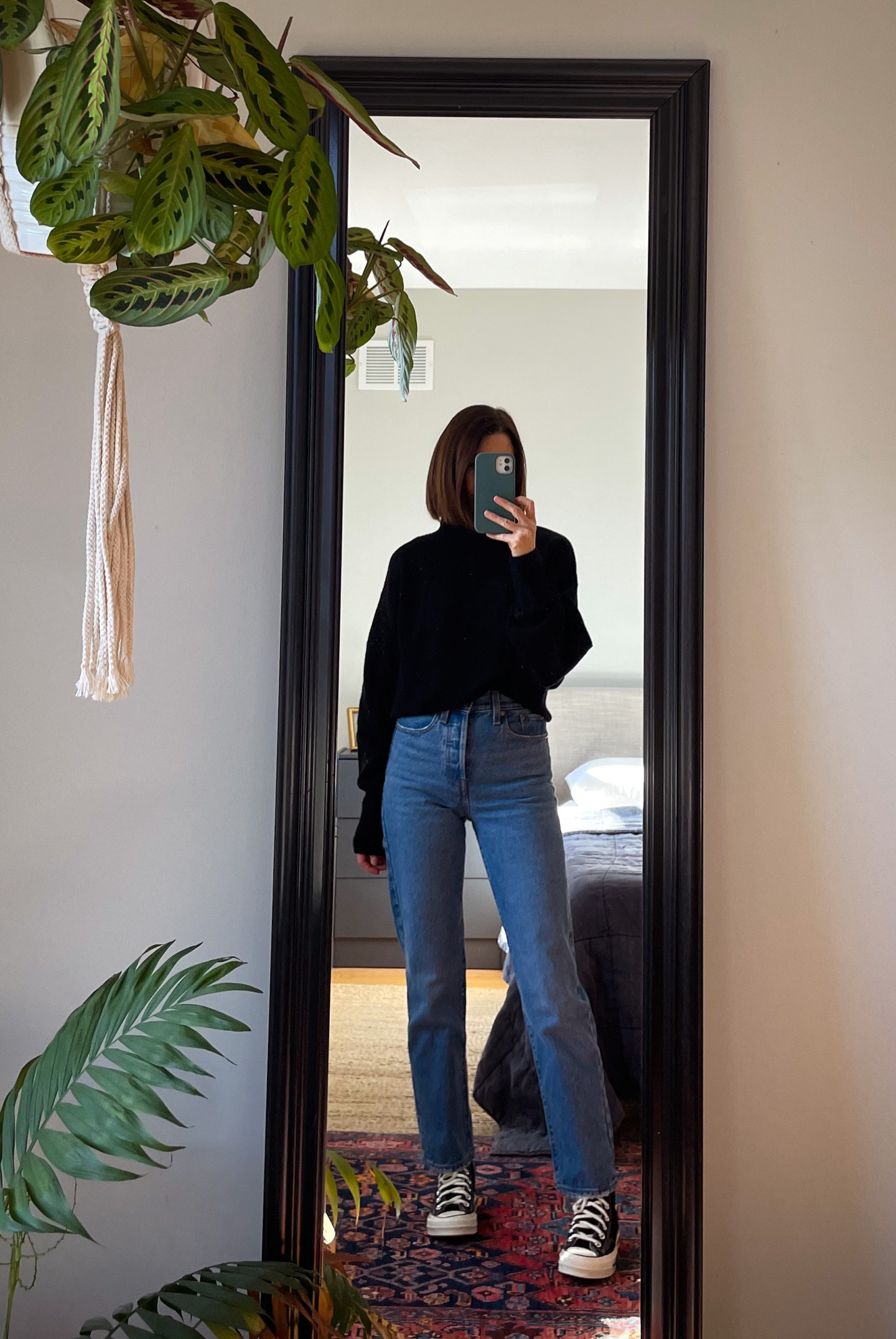 Just swapping sweaters these days. Sick kid uniform.

•Levi’s Wedgie Straight in Oxnard Haze (24x26)
•& Other Stories mock neck sweater
•Madewell tank bodysuit (underneath)
•Converse Chuck 70 Canvas (full size down)

#LTKshoecrush #LTKSeasonal #LTKsalealert