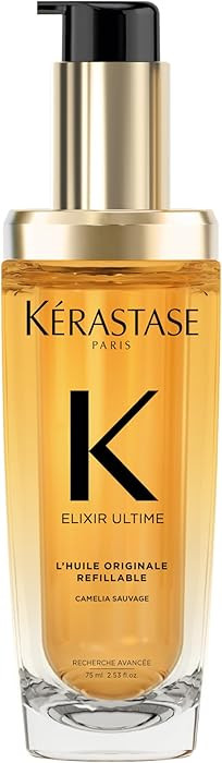 KERASTASE Aceite para el cabello recargable Elixir Ultime | Suero de aceite hidratante para suavi... | Amazon (US)
