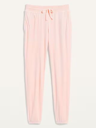 Cozy Velour Jogger Lounge Sweatpants for Women | Old Navy (US)