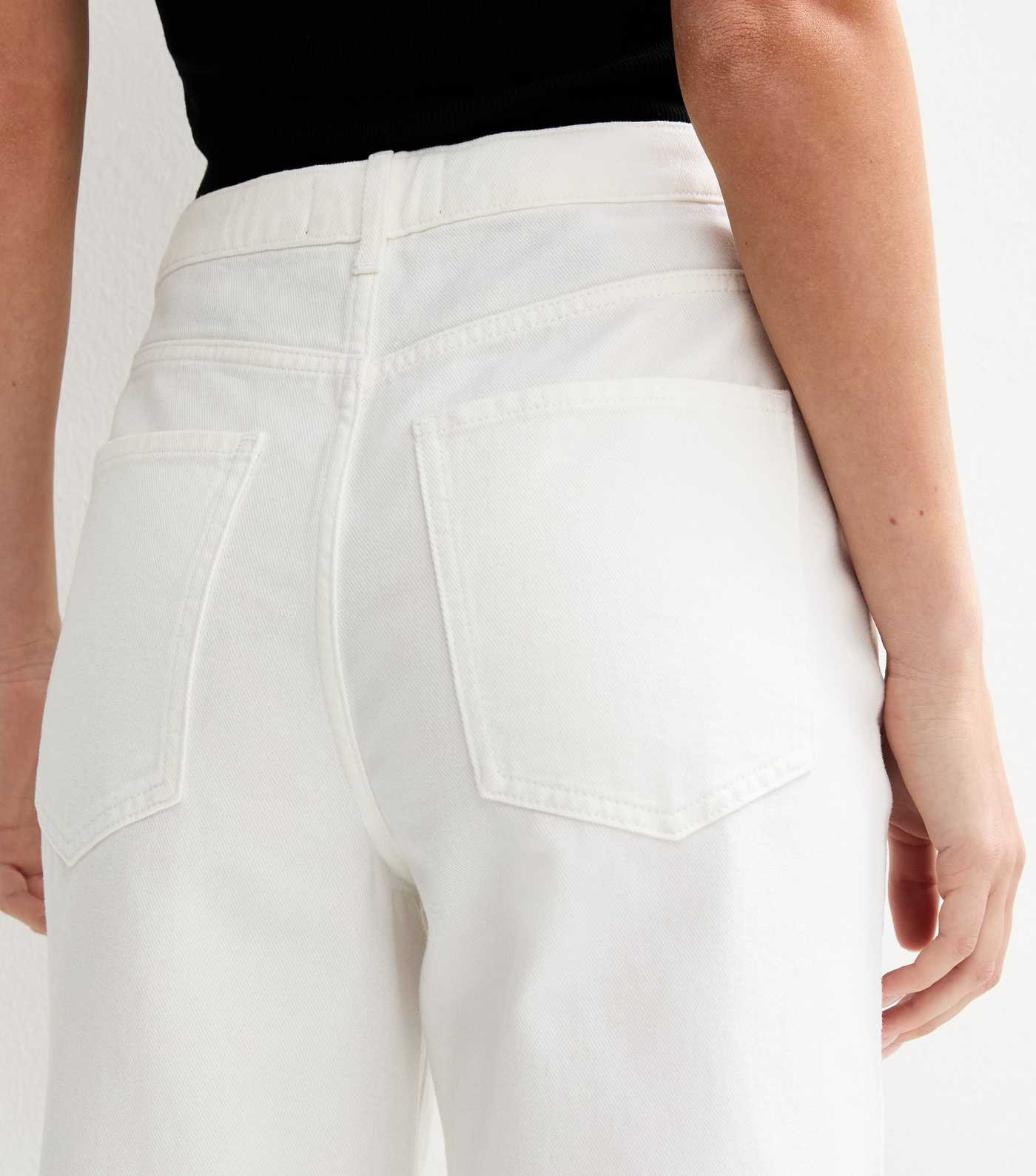 White Adalae Wide Leg Jeans | New Look | New Look (UK)