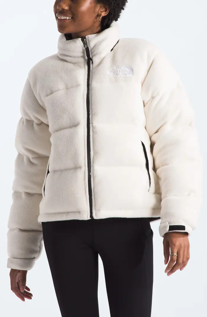 The North Face 2000 Polar Fleece Nuptse 700-Fill-Power Down Jacket | Nordstrom | Nordstrom