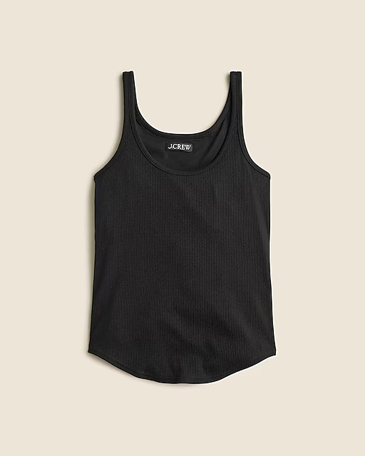 Vintage rib shelf-bra tank top | J. Crew US
