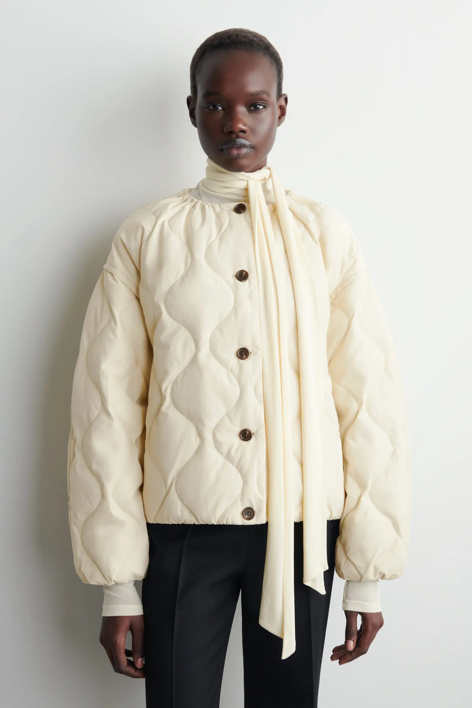 Gathered Quilted Down Jacket (Women) | Nordstrom | Nordstrom