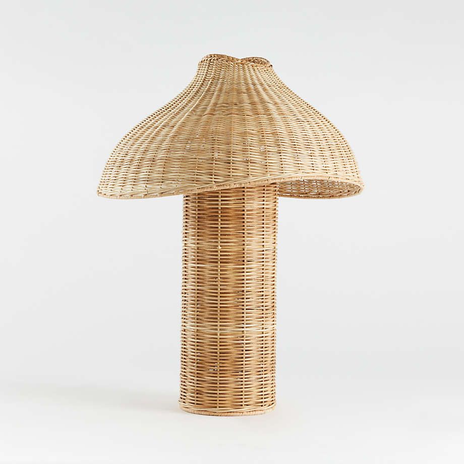 Seta Wicker Table Lamp + Reviews | Crate & Barrel | Crate & Barrel