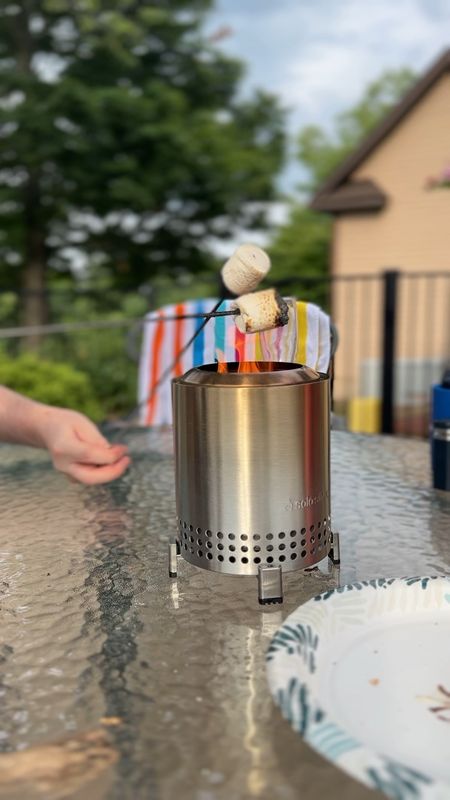 Tabletop Solo stove mesa, a mini, portable “fire pit” that is smokeless, won’t ruin your table, and is the best for quick, easy yet authentic s’mores! 

Available in different colors and linked on Amazon, Walmart, and on the brands website! 


#LTKHome #LTKFindsUnder100 #LTKSummerSales