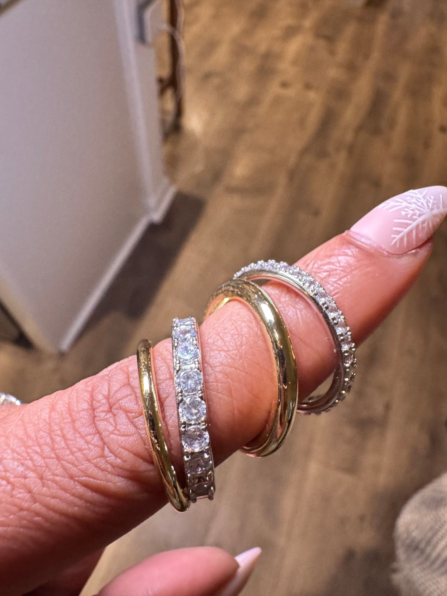 Chunky interlocking rings!!
Statement rings
Ring stack
Affordable jewelry 