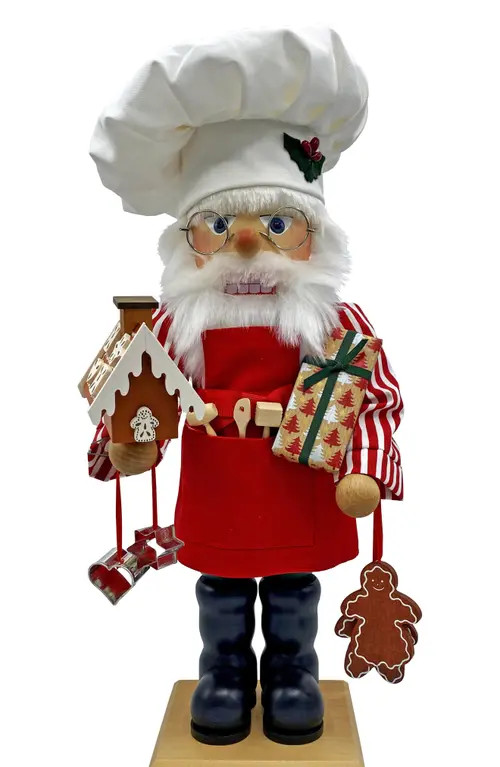 CHRISTIAN ULBRICHT Gingerbread Baker Nutcracker in Red Tones at Nordstrom | Nordstrom